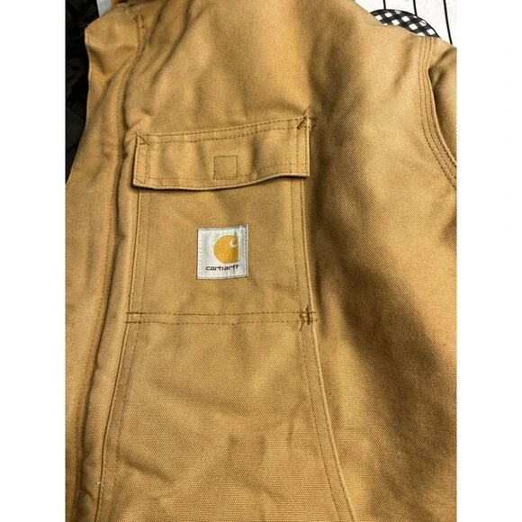 Carhartt Heavy Duck Men's Jacket Quilted Lining RN 14806 Regular Size: 58